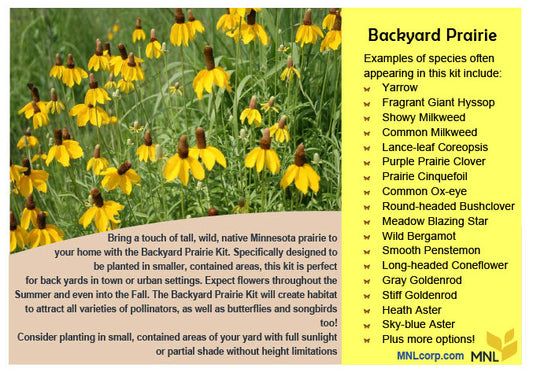 Backyard Prairie Native Plant Kit