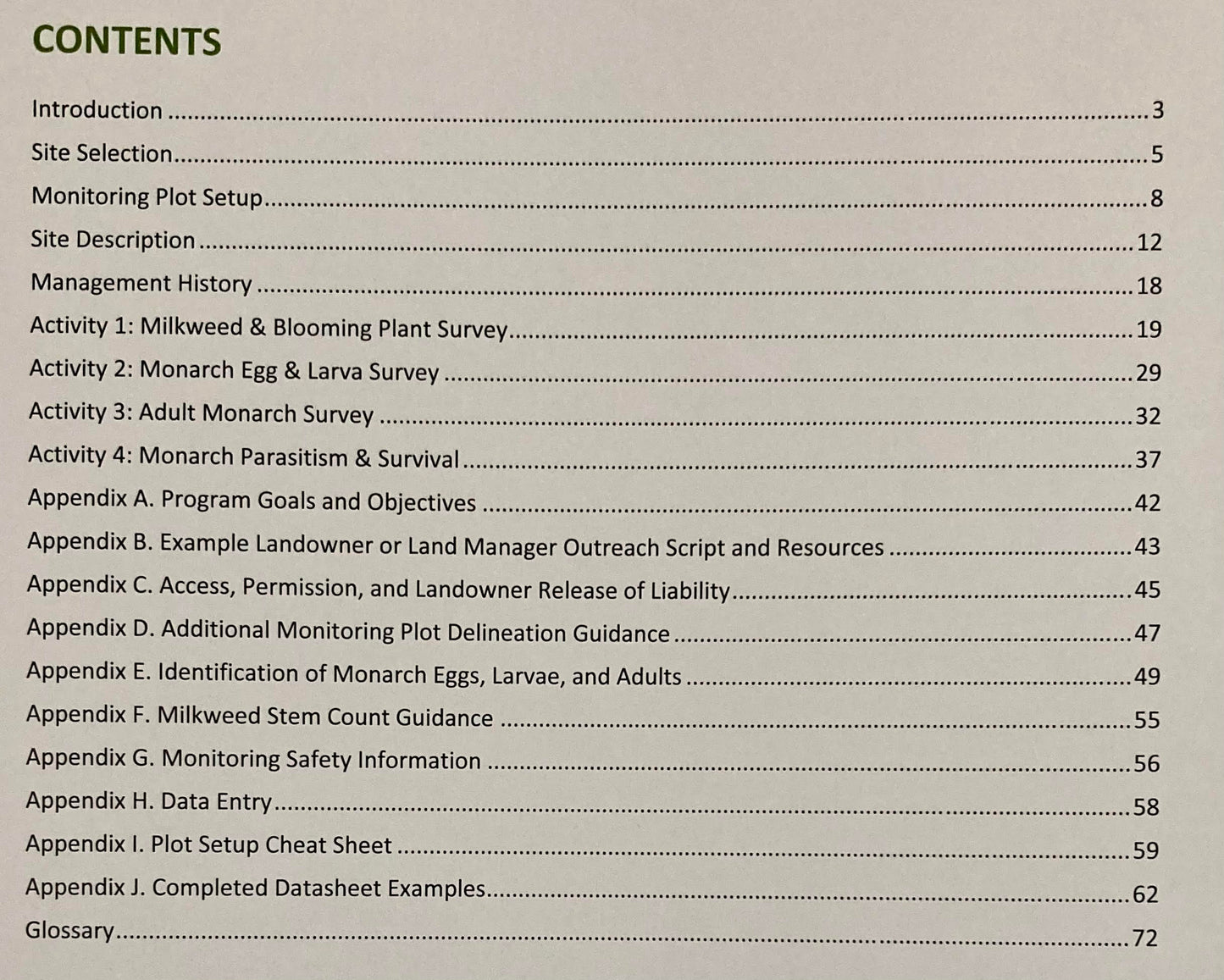 IMMP Guidebook Contents