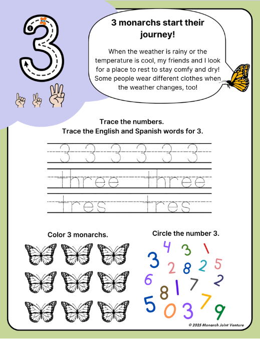 Journey with Monarchs: Learn, Play, Explore: Activity Example no. 2