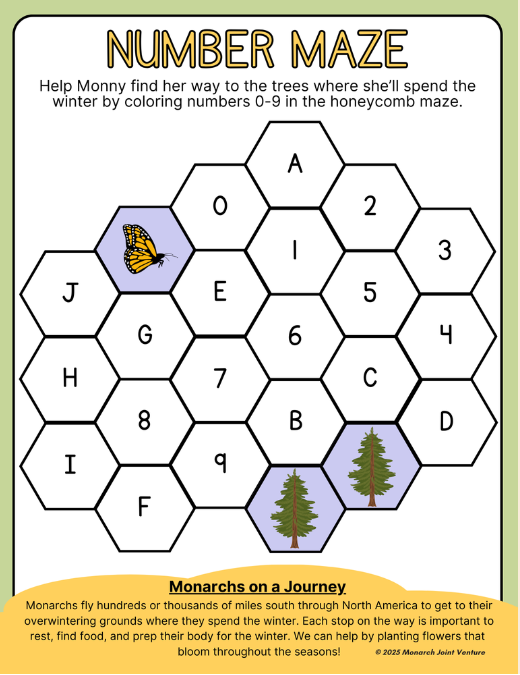Journey with Monarchs: Learn, Play, Explore: Activity Example no. 3