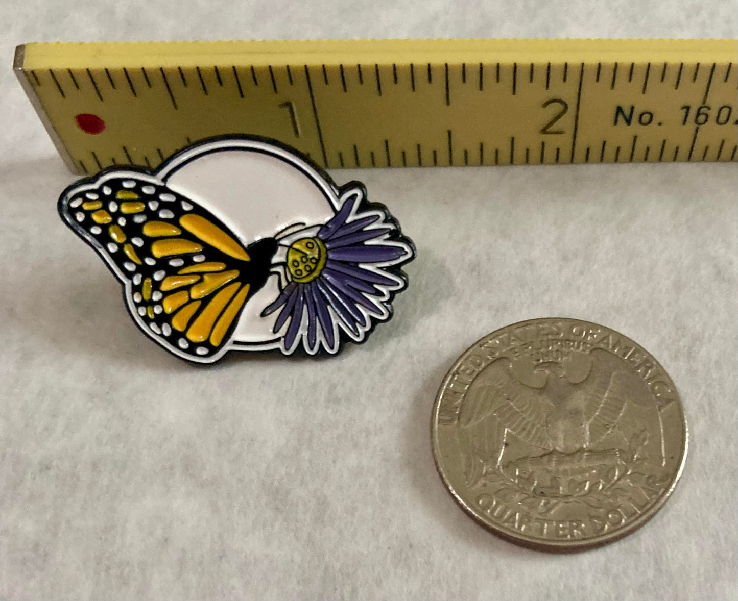 MJV Enamel Pin Scale Photo