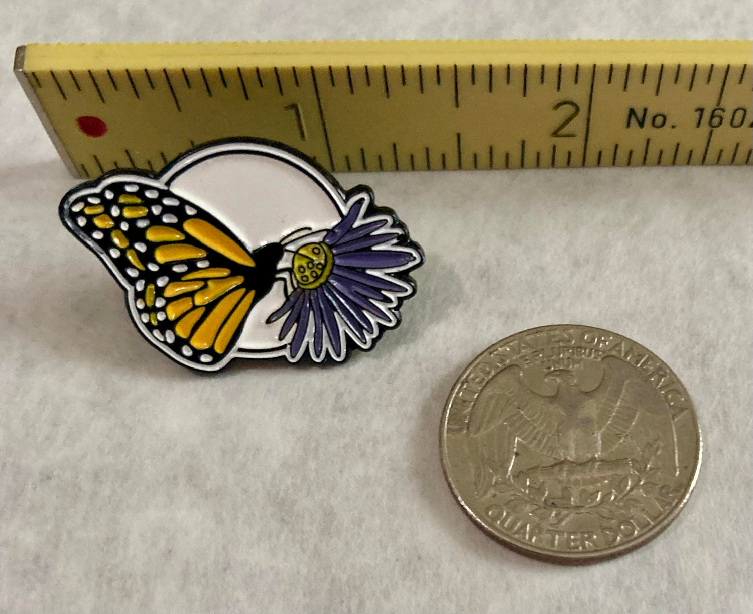 MJV Enamel Pin Scale Photo