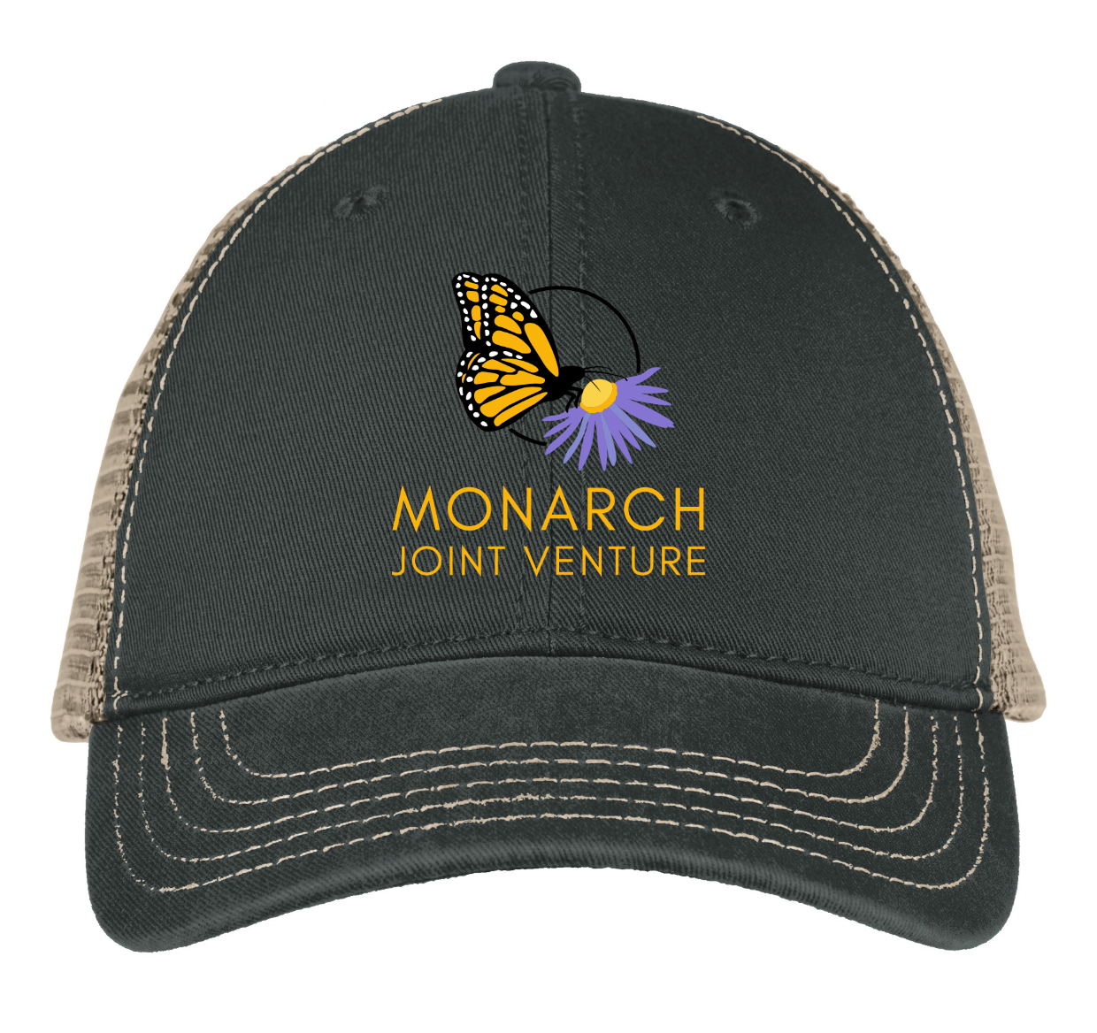 MJV Logo Mesh Back Hat Front