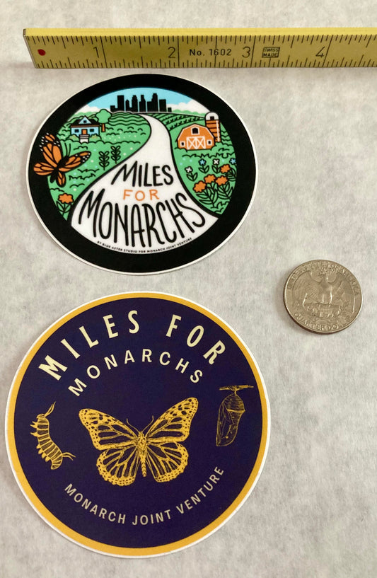 Miles for Monarchs Scale Stickers