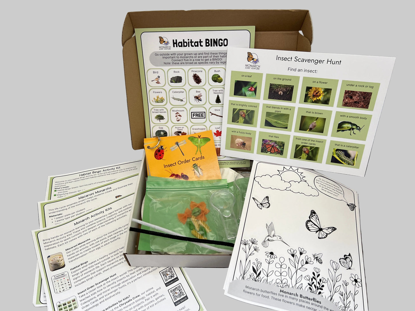 Monarchs and More Activity Kit All Contents