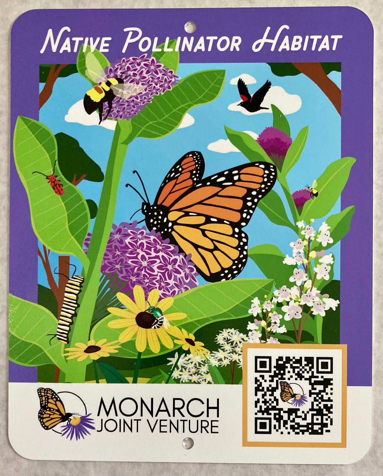 Native Pollinator Habitat Sign