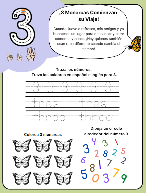 Spanish (Español) Journey with Monarchs: Learn, Play, Explore Activity Book Volume 2 - Paperback Viaje con las Monarcas: Libro de actividades para aprender, jugar y explorar, volumen 2