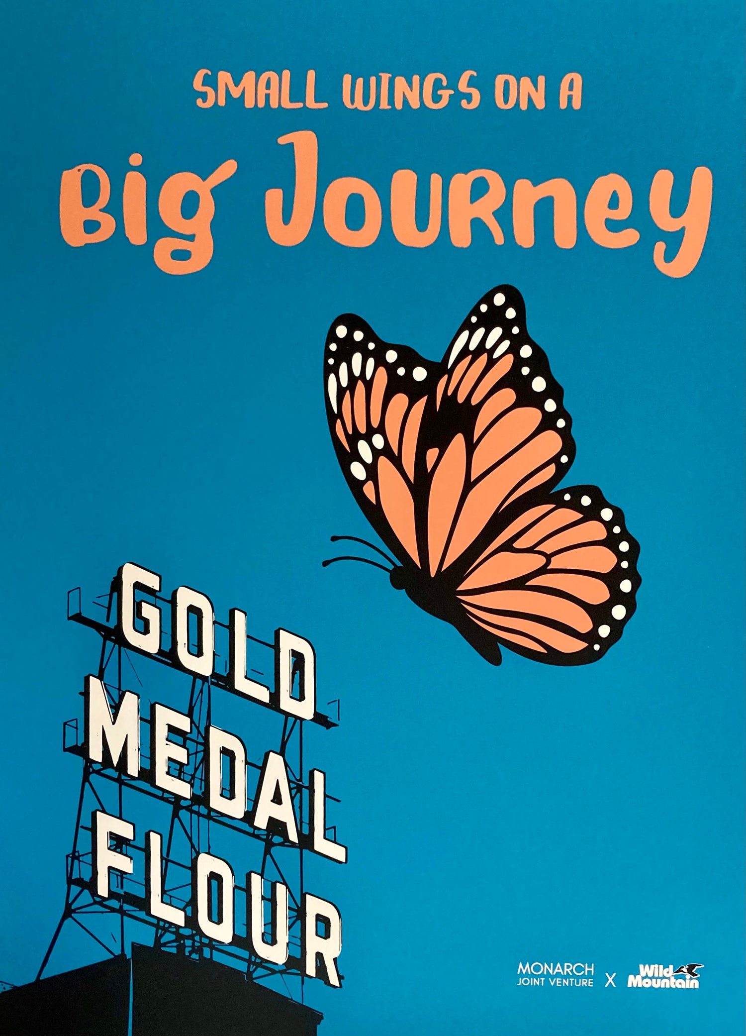 Small Wing on a Big Journey Poster