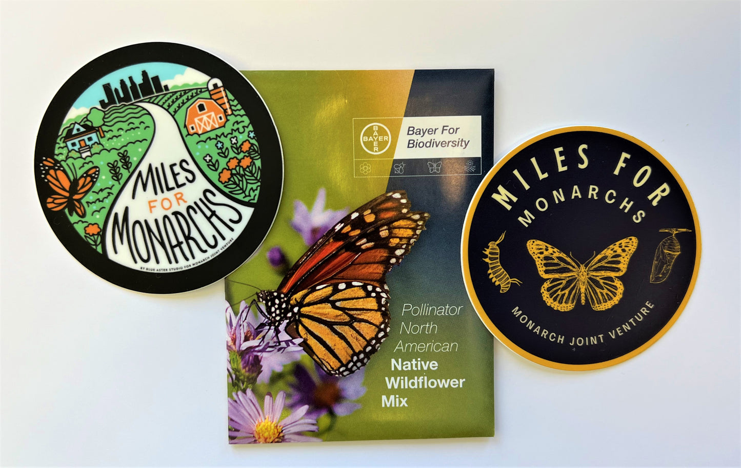 Miles for Monarchs Stickers