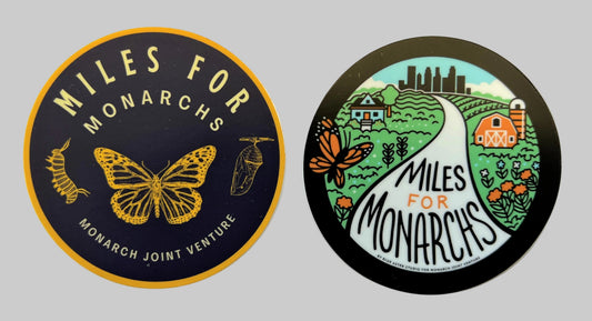 Miles For Monarchs Stickers