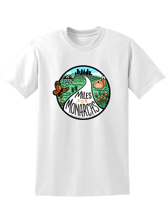 Miles for Monarchs T-shirts - White