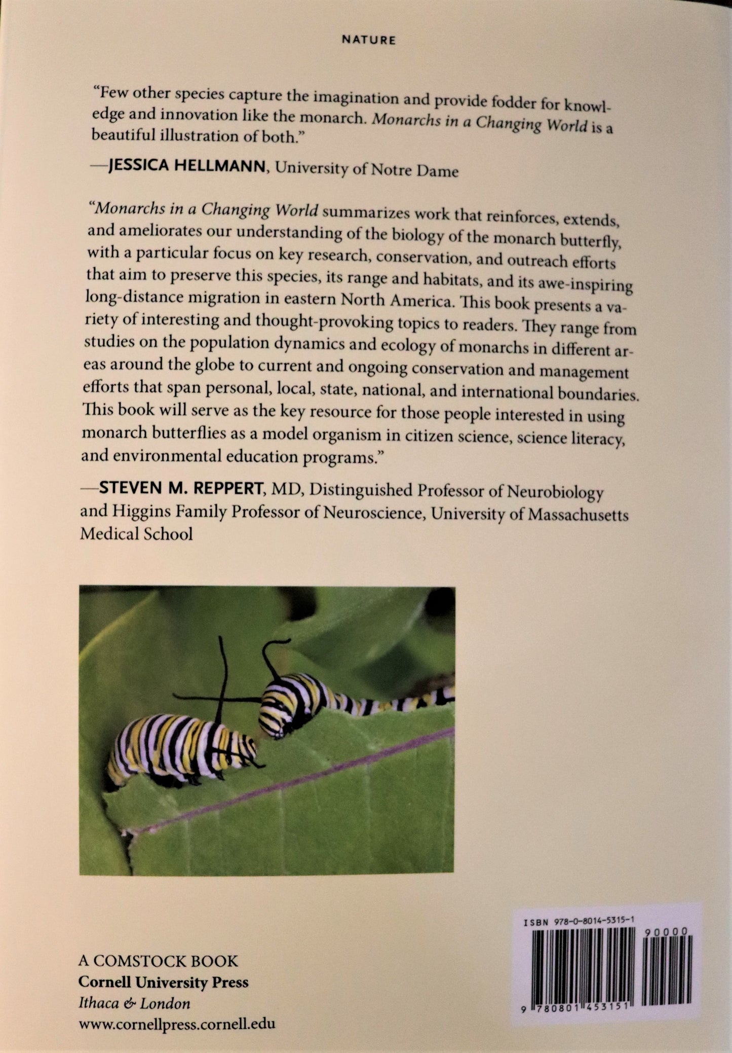 Monarchs in a Changing World: Biology and Conservation of an Iconic Butterfly