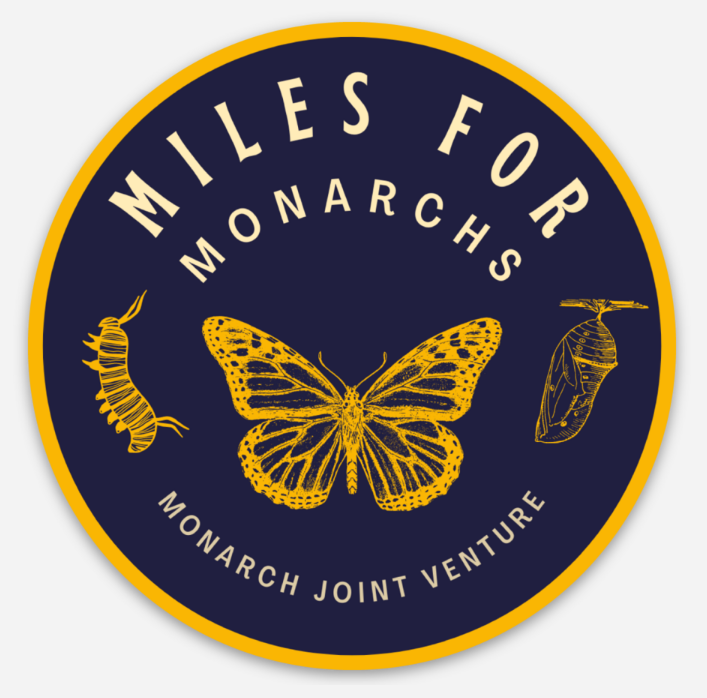 Miles for Monarchs Stickers