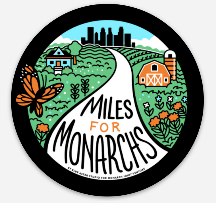 Miles for Monarchs Stickers