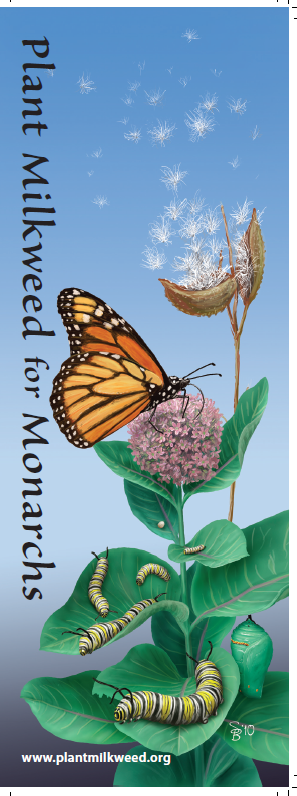 Bookmark: Plant Milkweed